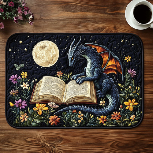 Bookish Dragon Quilted Placemat GFTOTL2118