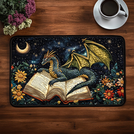 Bookish Dragon Quilted Placemat GFTOTL2119