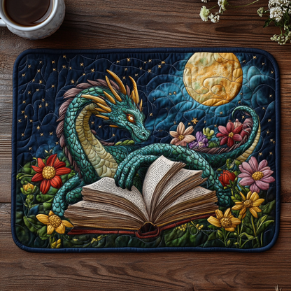 Bookish Dragon Quilted Placemat GFTOTL2121