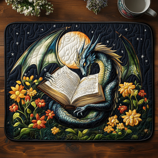 Bookish Dragon Quilted Placemat GFTOTL2122