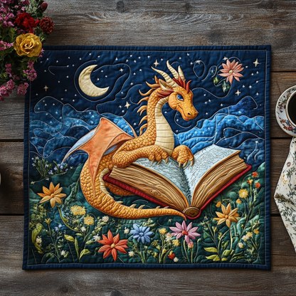 Bookish Dragon Quilted Placemat GFTOTL2124