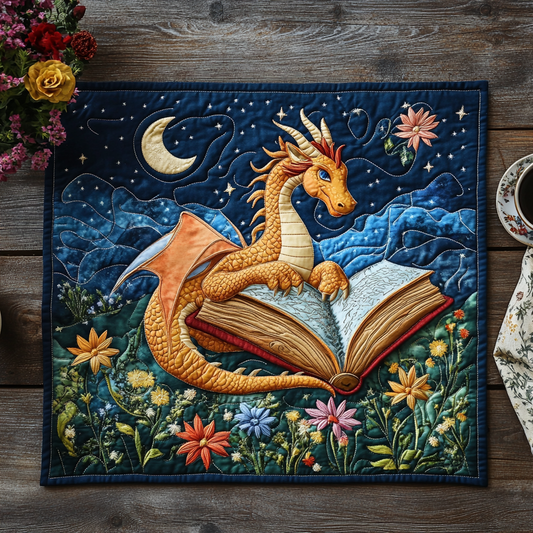 Bookish Dragon Quilted Placemat GFTOTL2124