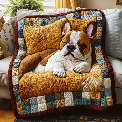 French Bulldog Quilted Blanket GFTOTL2131