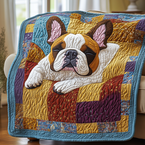 French Bulldog Quilted Blanket GFTOTL2134