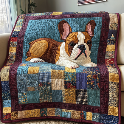 French Bulldog Quilted Blanket GFTOTL2139