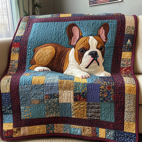 French Bulldog Quilted Blanket GFTOTL2139