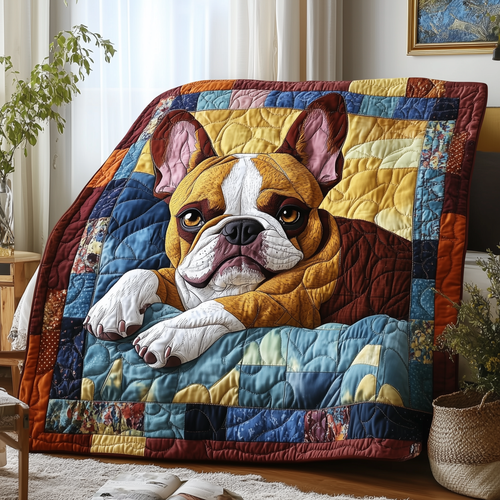 Frenchie Quilted Blanket GFTOTL2146
