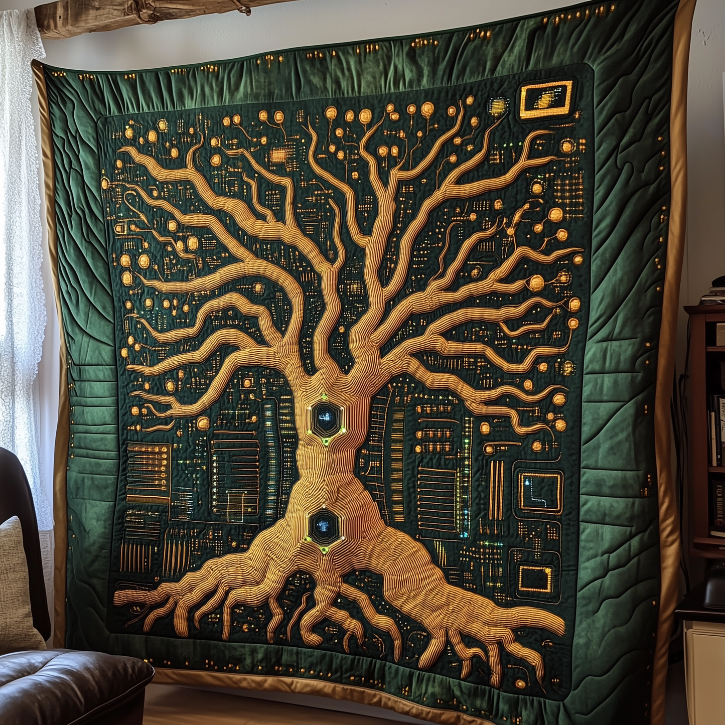 The Real Tree of Life Quilted Blanket GFTOTL2151