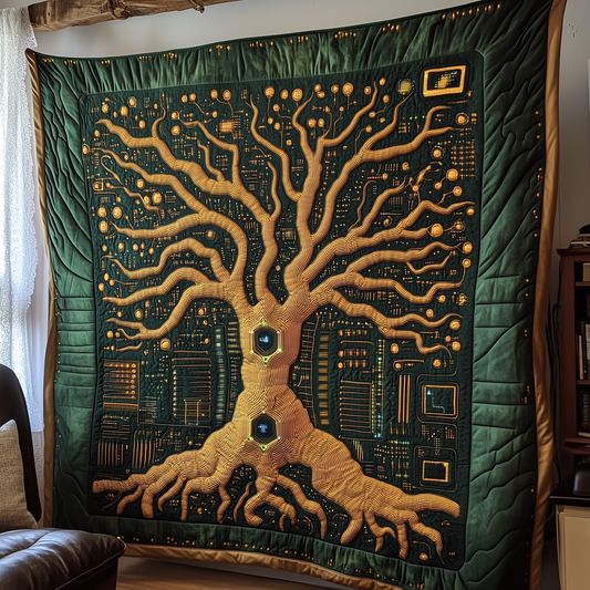 The Real Tree of Life Quilted Blanket GFTOTL2151