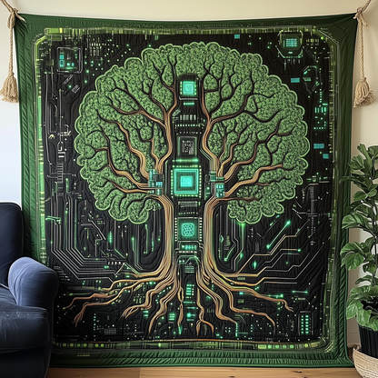 The Real Tree of Life Quilted Blanket GFTOTL2153