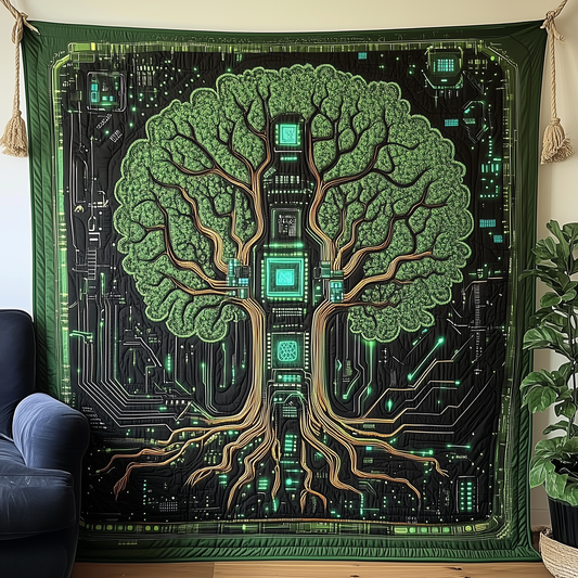 The Real Tree of Life Quilted Blanket GFTOTL2153