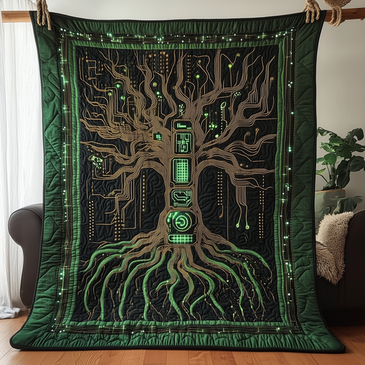 The Real Tree of Life Quilted Blanket GFTOTL2156