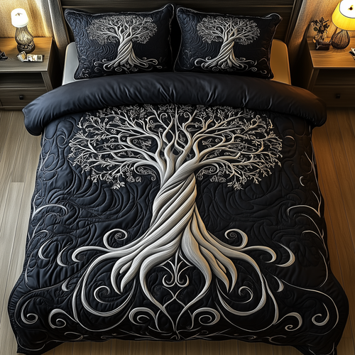 Mythic Tree of Life 3-Piece Quilted Bedding Set GFTOTL2163