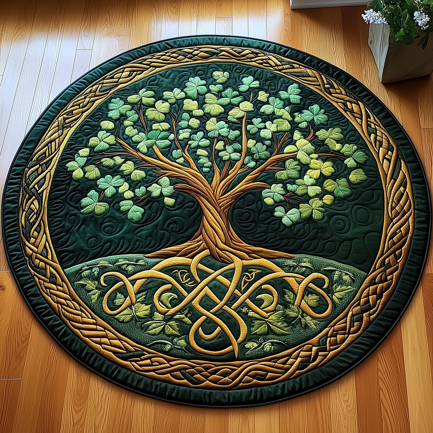 Tree of Life Quilted Round Mat GFTOTL2196
