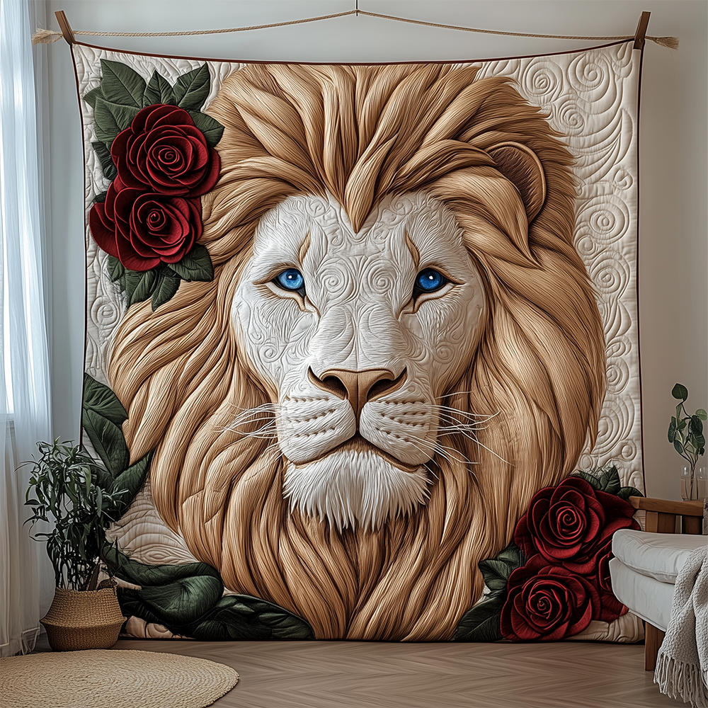 Lion Rose Quilted Blanket GFTOTL2209