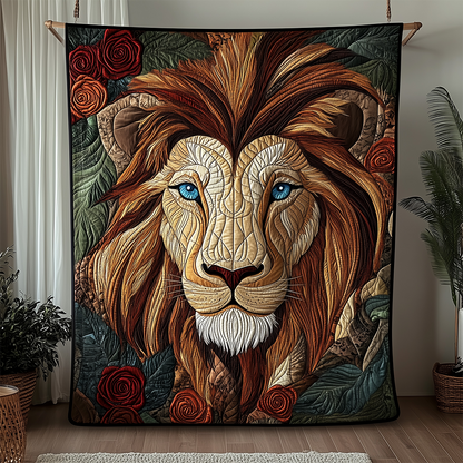 Lion Rose Quilted Blanket GFTOTL2211