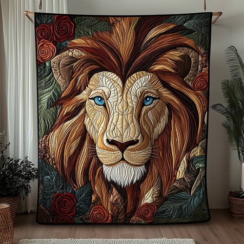 Lion Rose Quilted Blanket GFTOTL2211