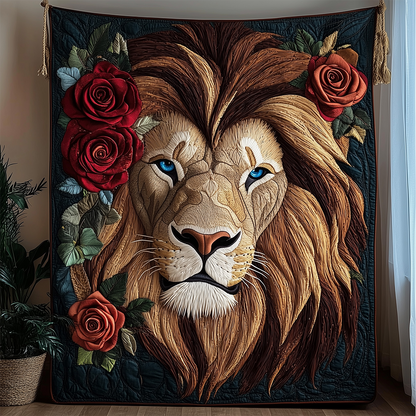 Lion Rose Quilted Blanket GFTOTL2212