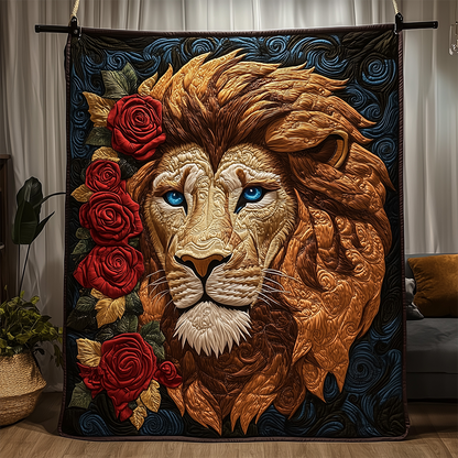 Lion Rose Quilted Blanket GFTOTL2213