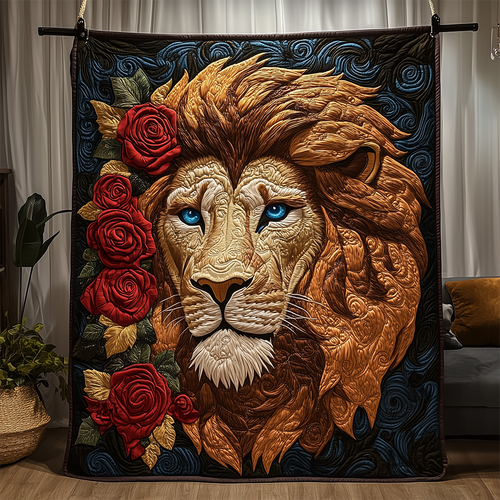 Lion Rose Quilted Blanket GFTOTL2213