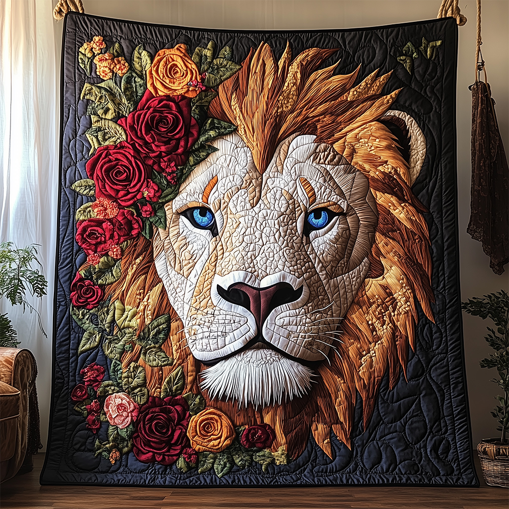 Lion Rose Quilted Blanket GFTOTL2216