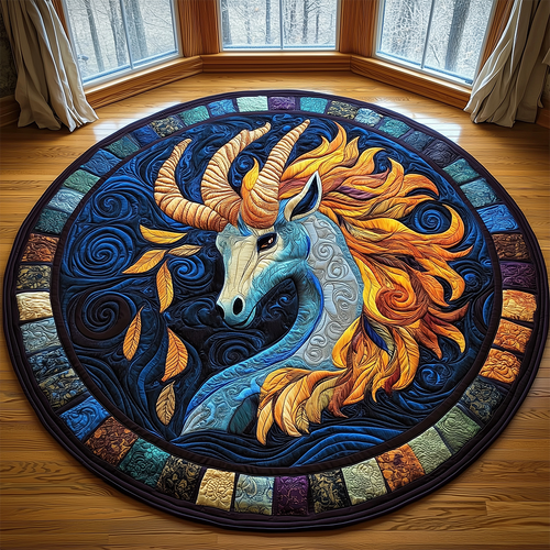 Capricorn Quilted Round Mat GFTOTL2218