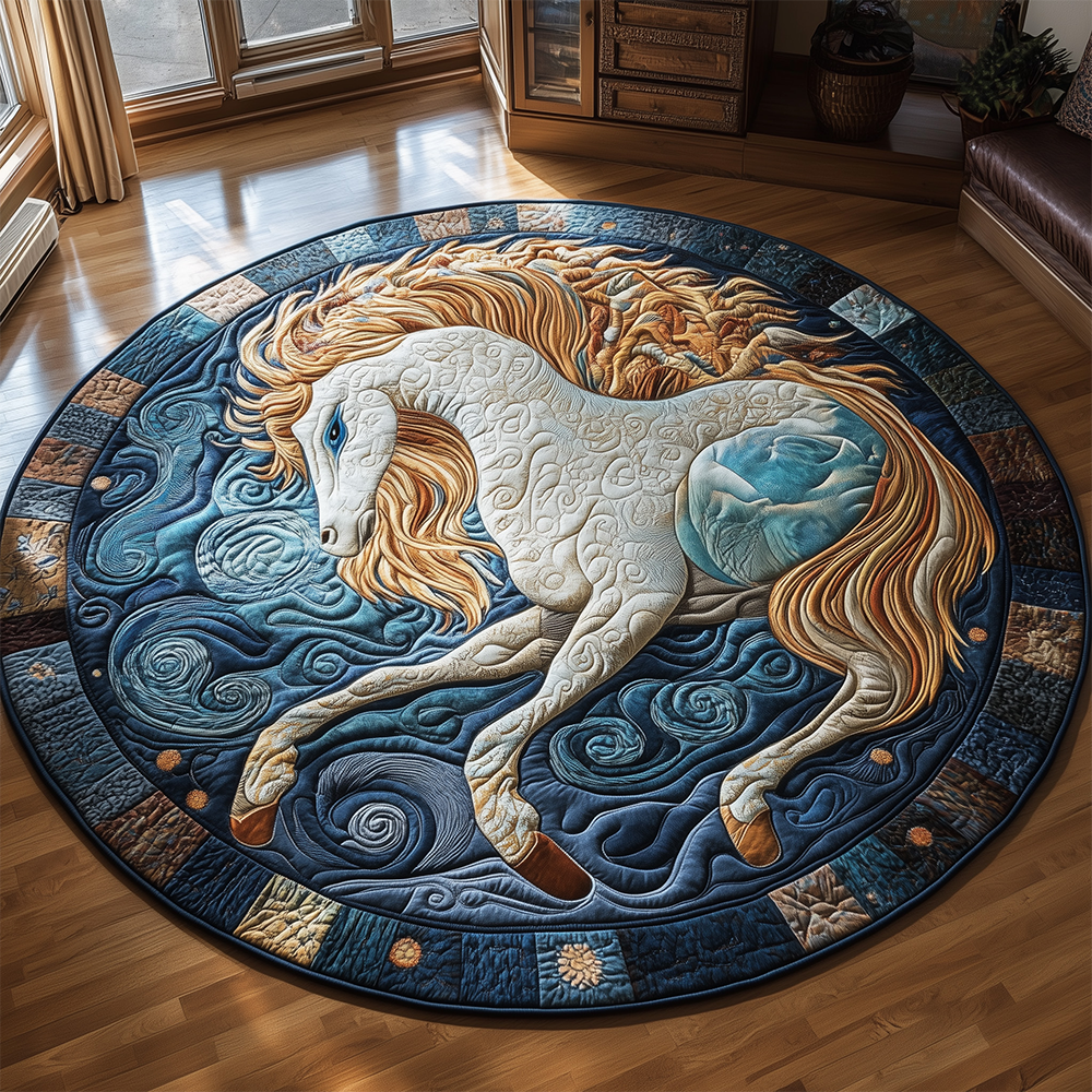 Capricorn Quilted Round Mat GFTOTL2219