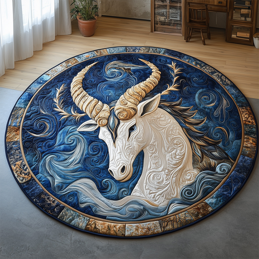 Capricorn Quilted Round Mat GFTOTL2223