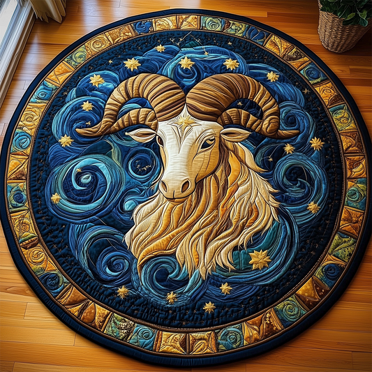 Capricorn Quilted Round Mat GFTOTL2224