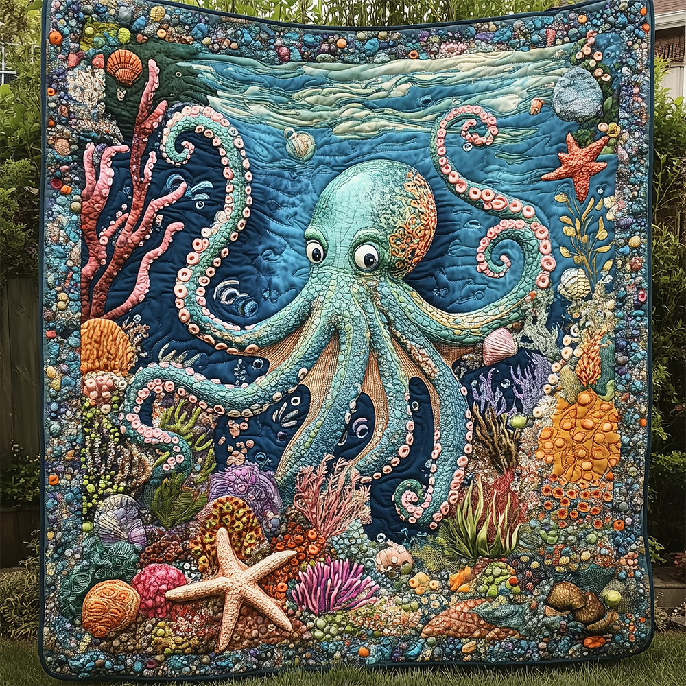Octopus Quilted Blanket GFTOTL2287