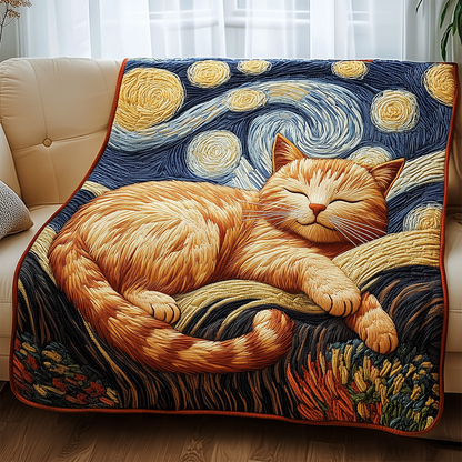 Sleeping Cat Quilted Blanket GFTOTL2398