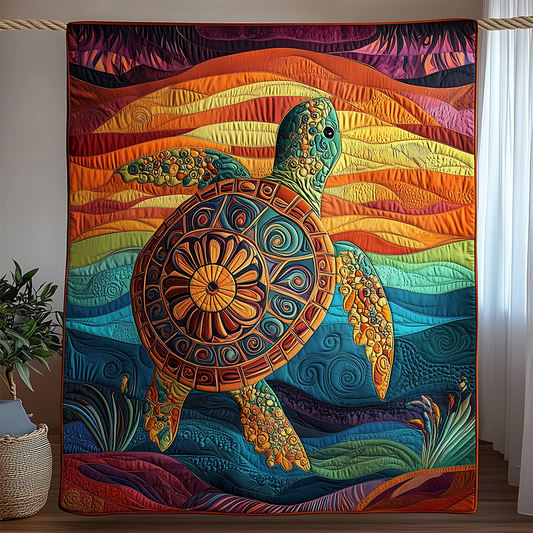Mandala Turtle Quilted Blanket GFTOTL2428