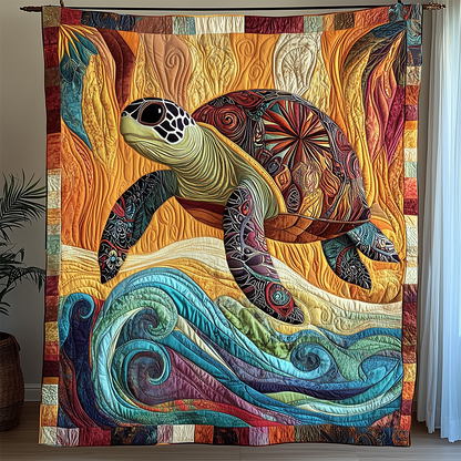 Mandala Turtle Quilted Blanket GFTOTL2431