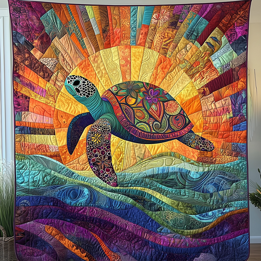 Mandala Turtle Quilted Blanket GFTOTL2432