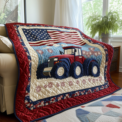 American Tractor Quilted Blanket GFTOTL2455