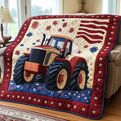 American Tractor Quilted Blanket GFTOTL2461