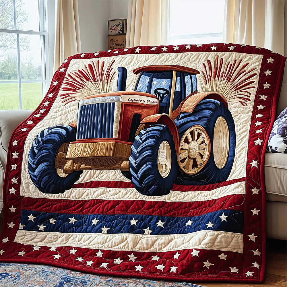 American Tractor Quilted Blanket GFTOTL2464
