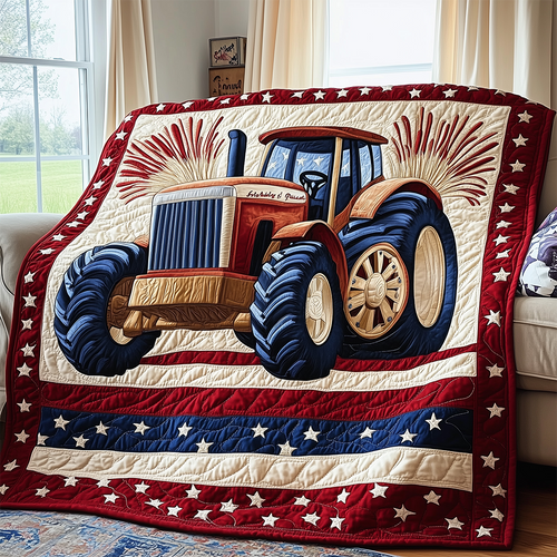 American Tractor Quilted Blanket GFTOTL2464