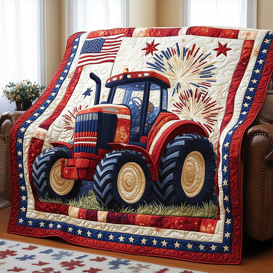 American Tractor Quilted Blanket GFTOTL2465