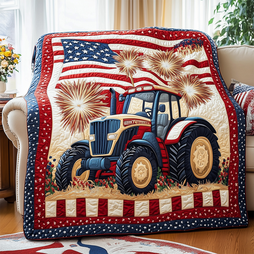 American Tractor Quilted Blanket GFTOTL2468