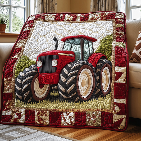 Country Tractor Quilted Blanket GFTOTL2472