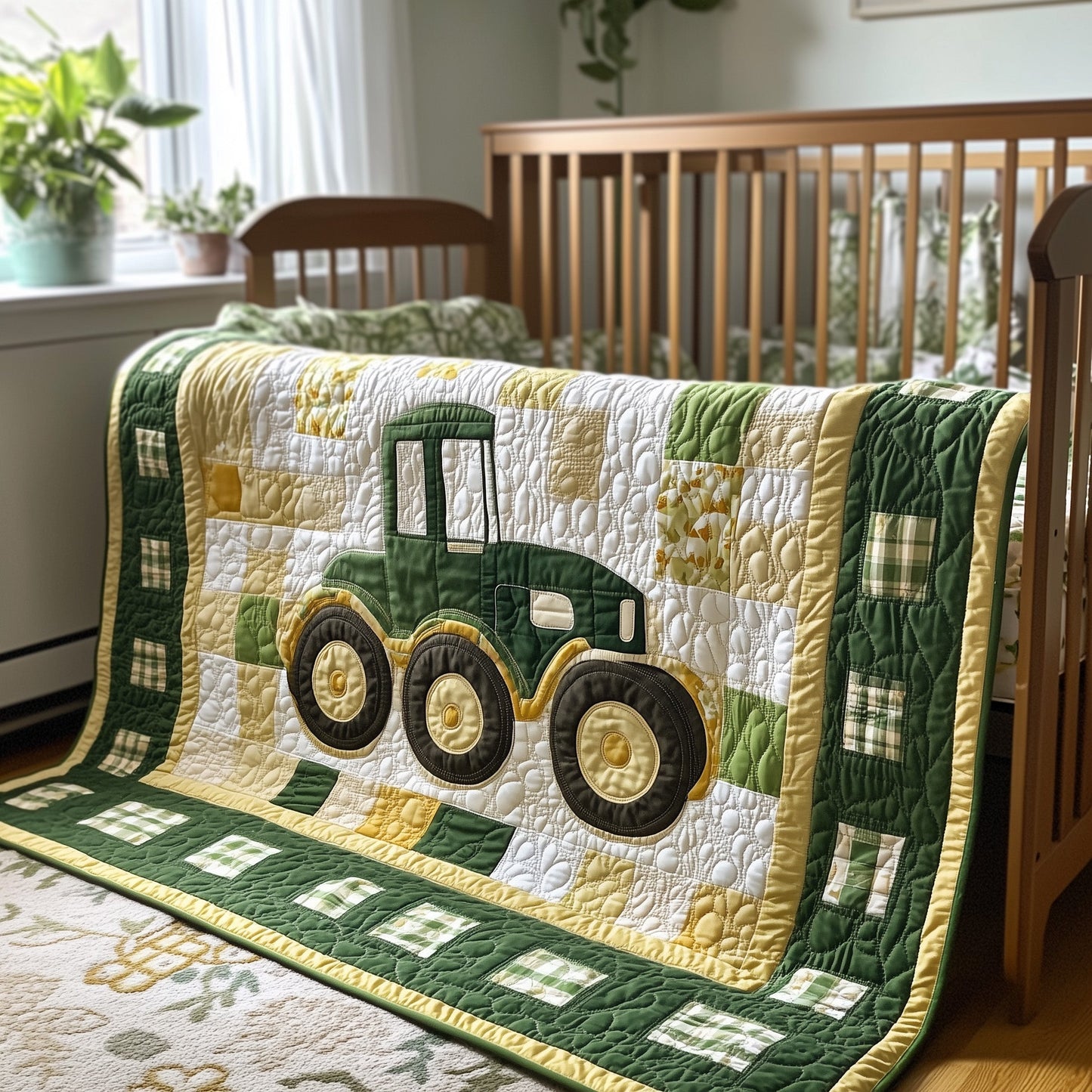 Baby Tractor Quilted Blanket GFTOTL2502