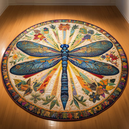 Dragonfly Quilted Round Mat GFTOTL2517