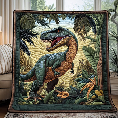 Raptor Dinosaur Quilted Blanket GFTOTL2526