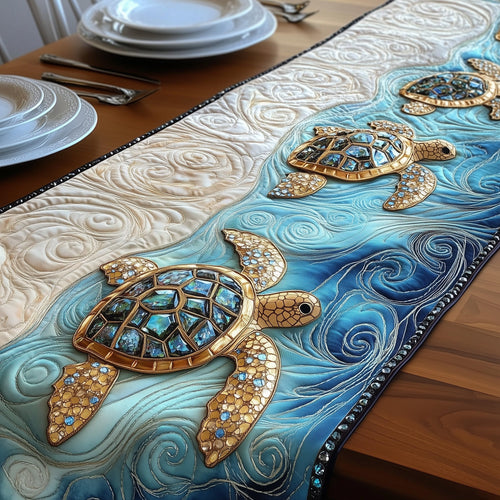 Magical Sea Turtle Quilted Table Runner GFTOTL2540