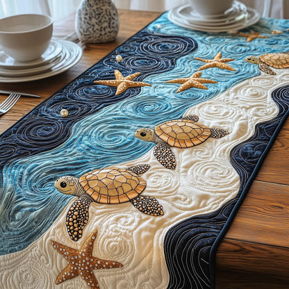 Magical Sea Turtle Quilted Table Runner GFTOTL2543
