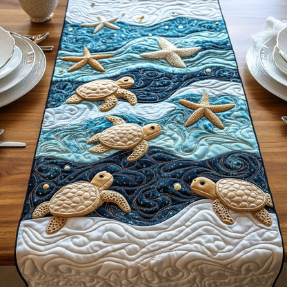 Magical Sea Turtle Quilted Table Runner GFTOTL2548