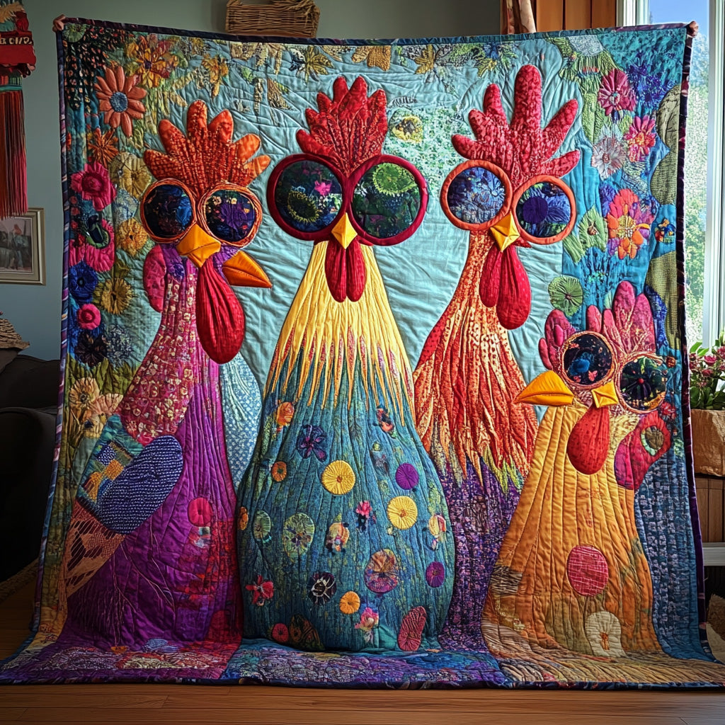 Quirky Farmhouse Quilted Blanket GFTOTL2748
