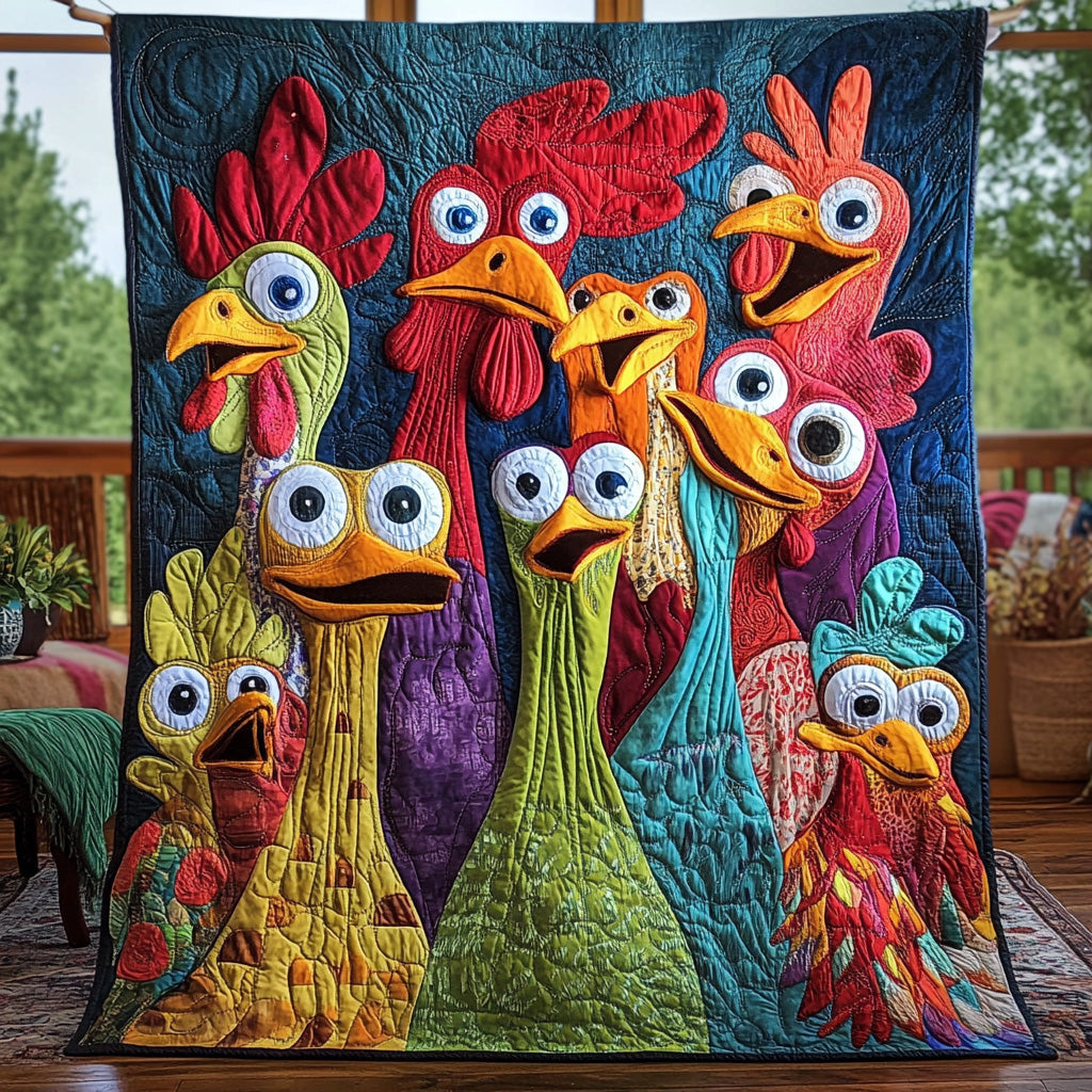 Quirky Farmhouse Quilted Blanket GFTOTL2751