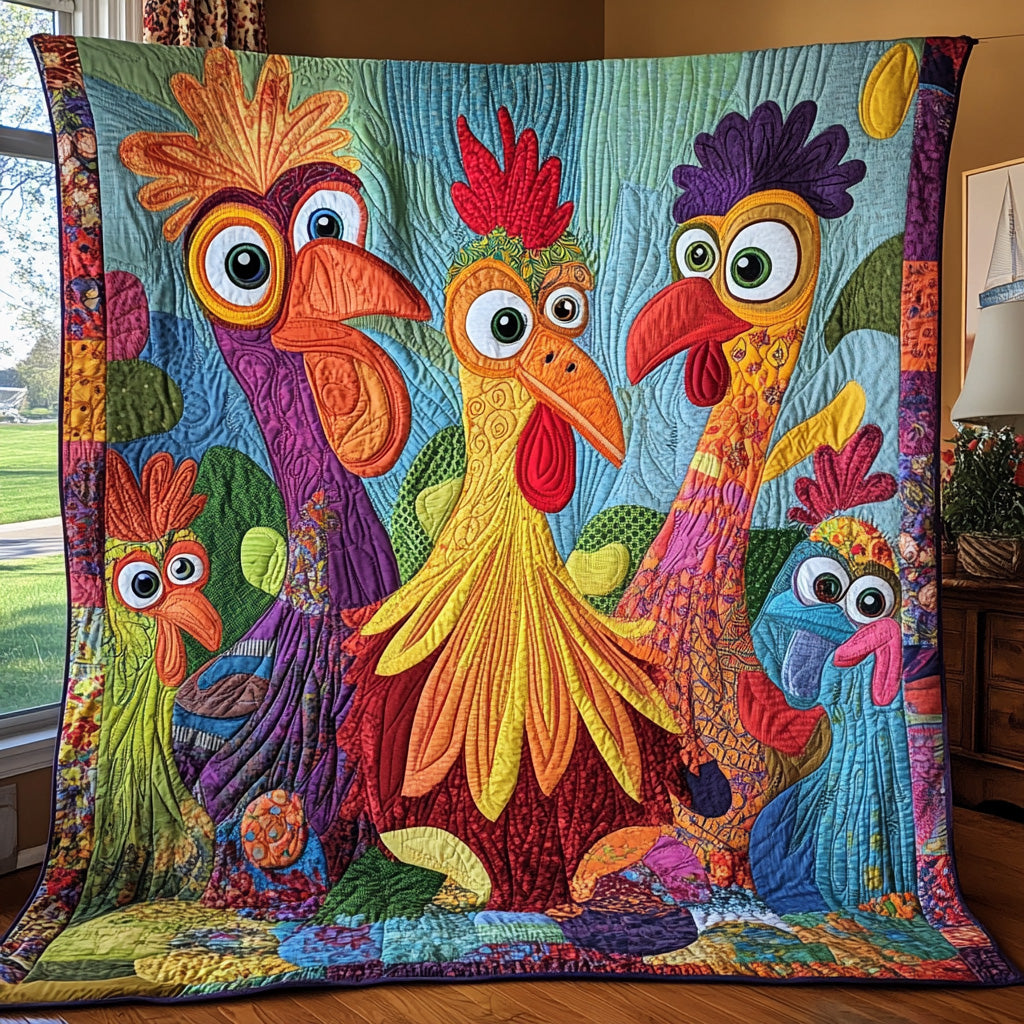 Quirky Farmhouse Quilted Blanket GFTOTL2754